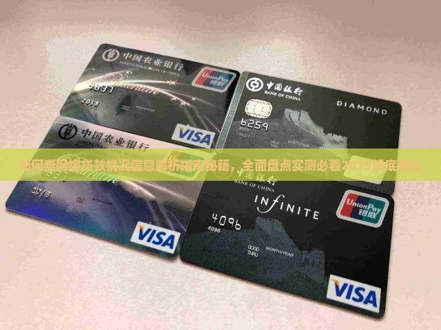 如何查网络贷款情况信息
