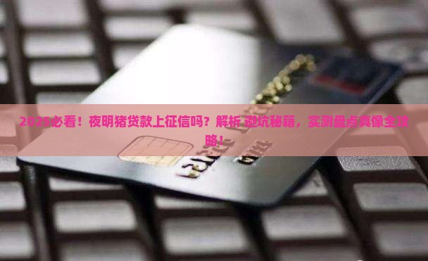 夜明猪贷款上征信吗