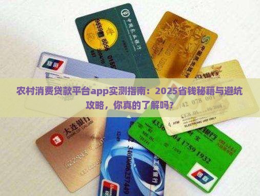农村消费贷款平台app