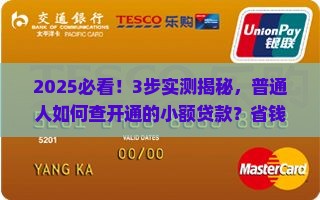如何查开通的小额贷款