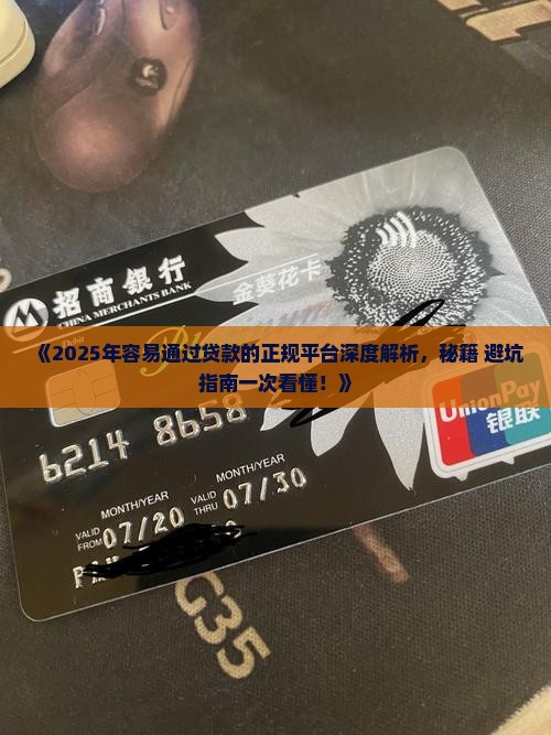 容易通过贷款的正规平台