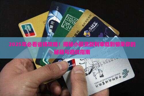 小额贷款利率比较低的