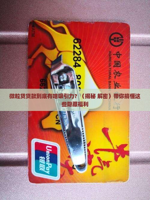 微粒贷办贷款有什么好处