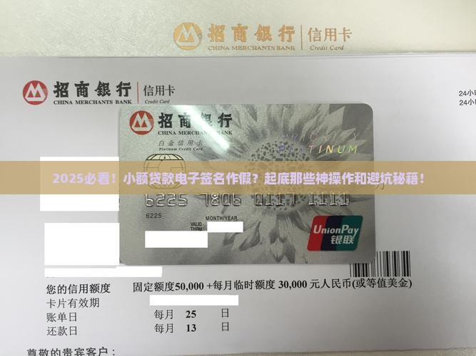 小额贷款电子签名作假