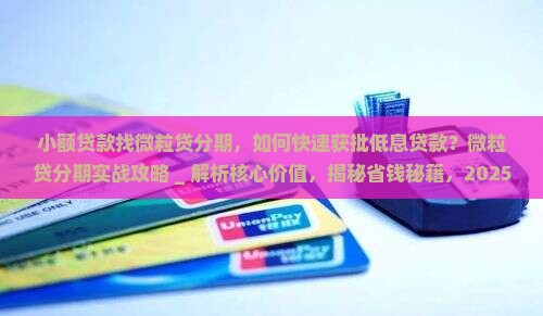 小额贷款找信用卡分期