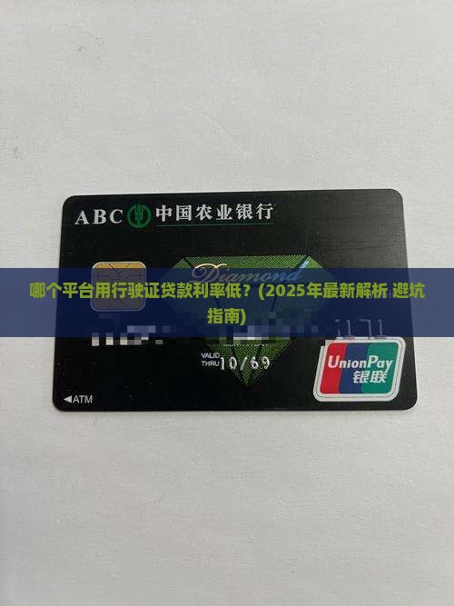 哪个平台用行驶证贷款好