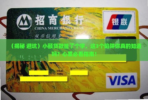 小额贷款签了个字