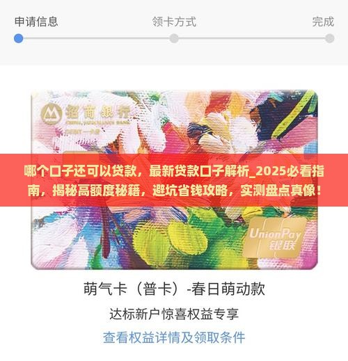 哪个口子还可以贷款