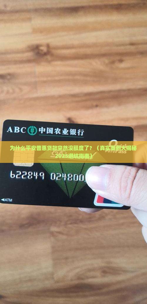 平安普惠贷款无额度