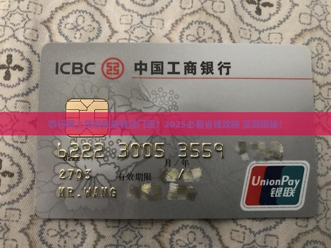 农行的网上贷款啥意思啊