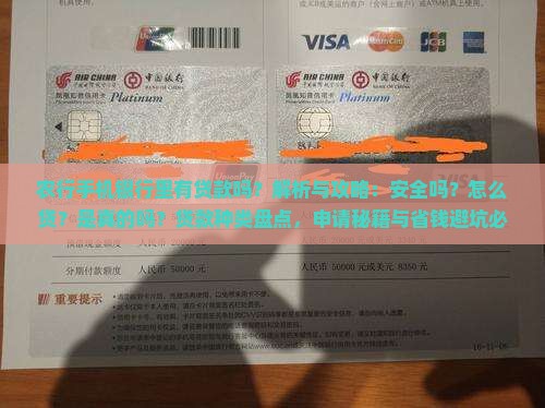 农行手机银行里有贷款吗