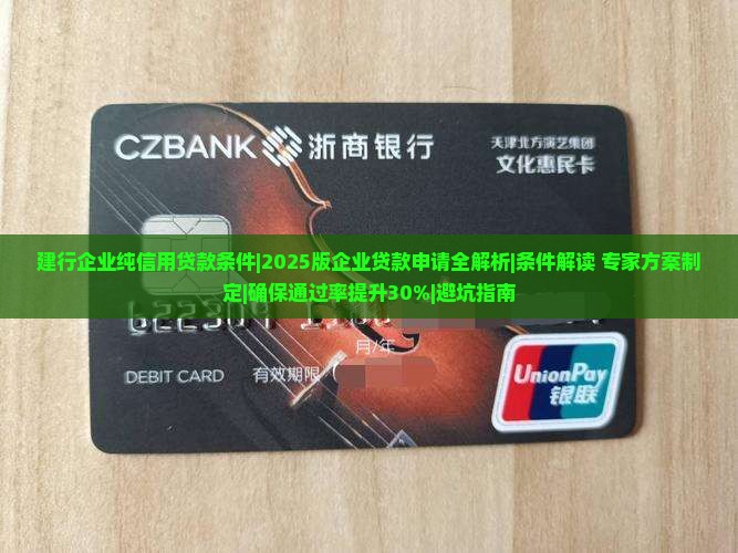 建行企业纯信用贷款条件