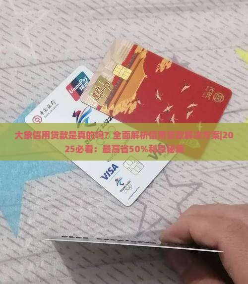 大象信用贷款是真的