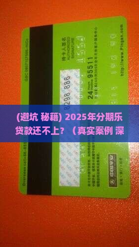 分期乐贷款无力偿还