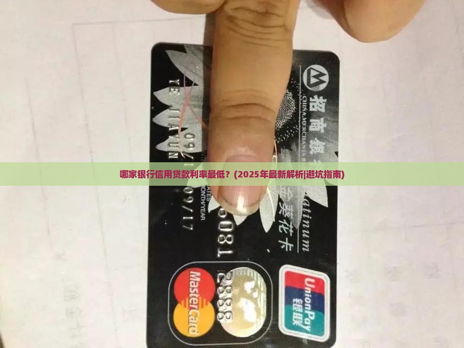 哪家银行信用贷款可以吗