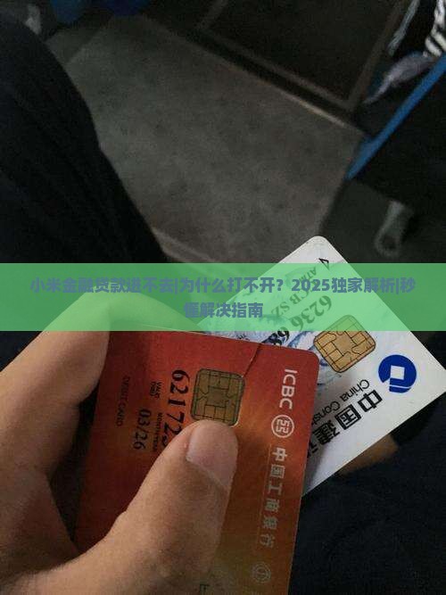 小米金融贷款进不去