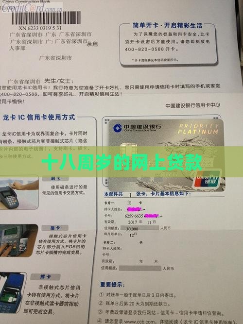 十八周岁的网上贷款
