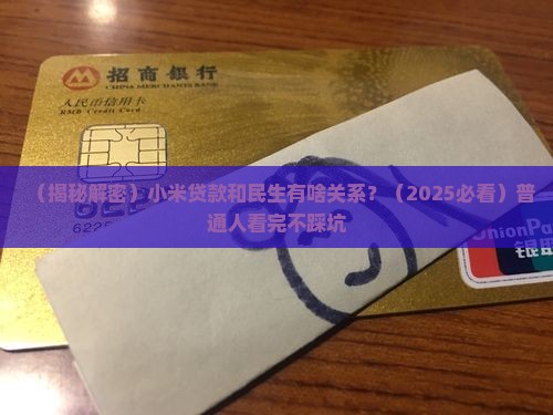 小米贷款和民生关系