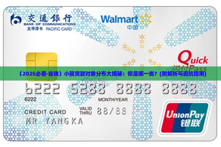 小额贷款对象分布
