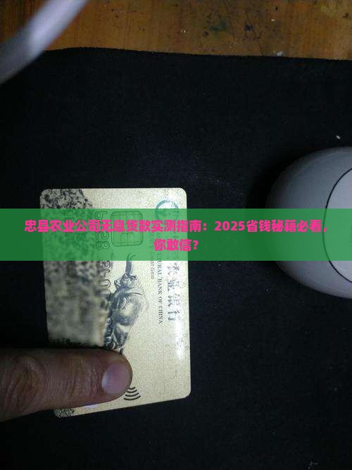忠县农业公司无息贷款