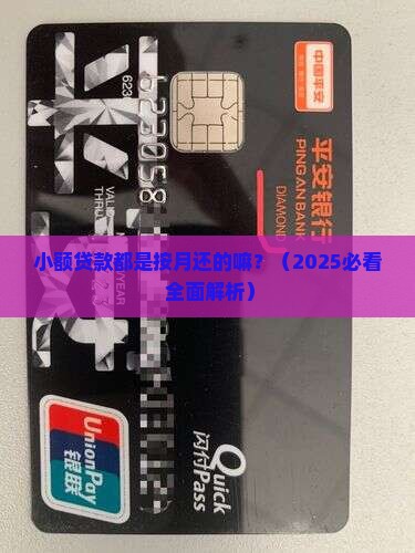 小额贷款都是按月还的嘛
