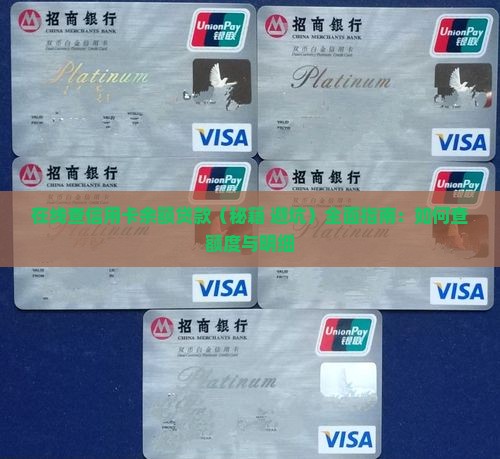 在线查信用卡余额贷款