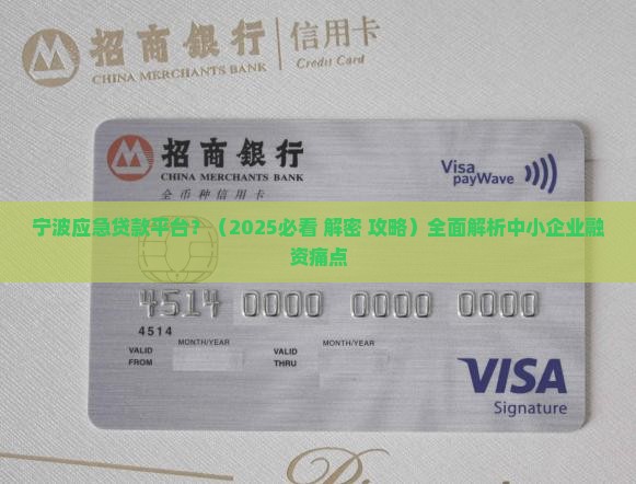 宁波应急贷款平台