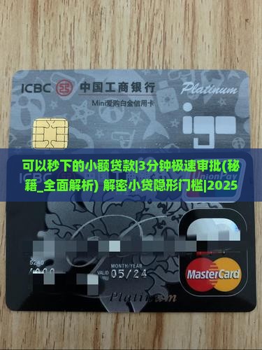 可以秒下的小额贷款
