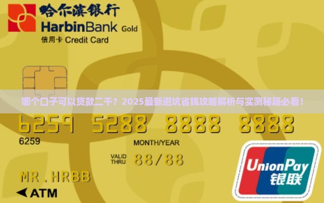 哪个口子可以贷款二千 哪个口子可以贷款二千
