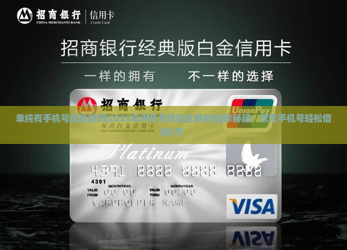 单纯有手机号能贷款吗