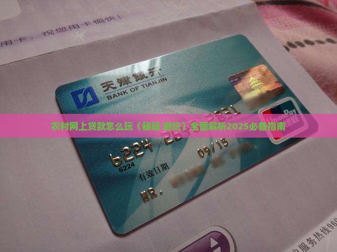 农村网上贷款怎么玩