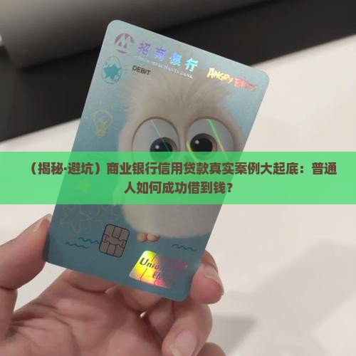 商业银行信用贷款的案例 商业银行信用贷款的案例