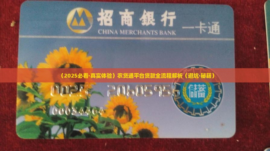 在农贷通平台如何贷款 在农贷通平台如何贷款