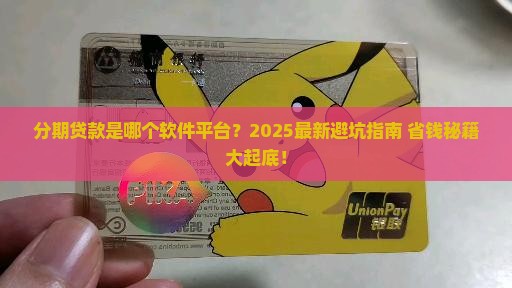 分期贷款是哪个软件平台
