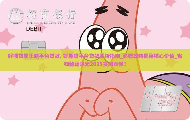 好期贷属于啥平台贷款