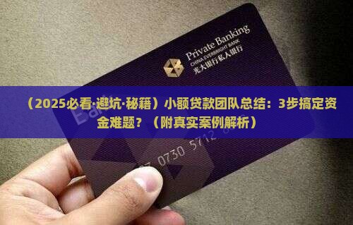 小额贷款团队总结