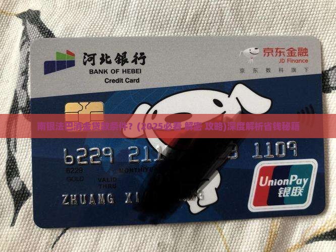 南银法巴消金贷款条件