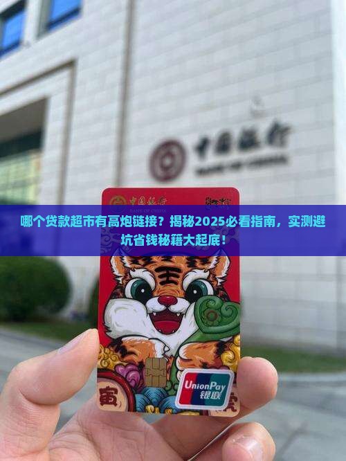 哪个贷款超市有高炮链接