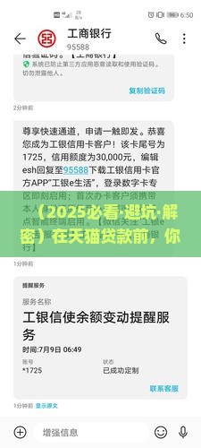 天猫贷款个人征信