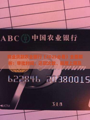 商业贷款农业银行