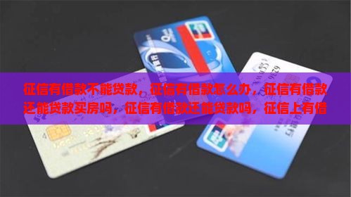 征信有借款不能贷款