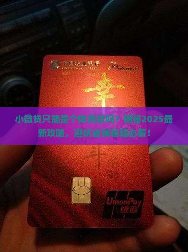 小微贷只能是个体贷款吗