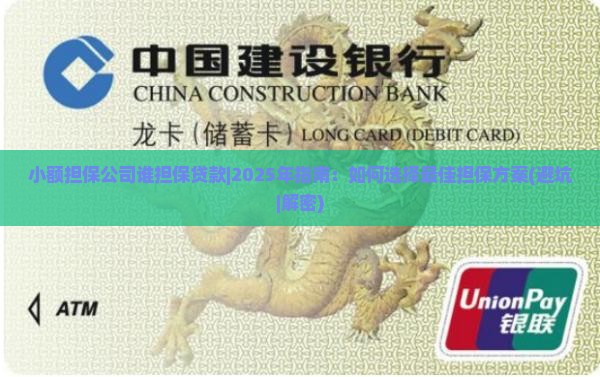 小额担保公司谁担保贷款