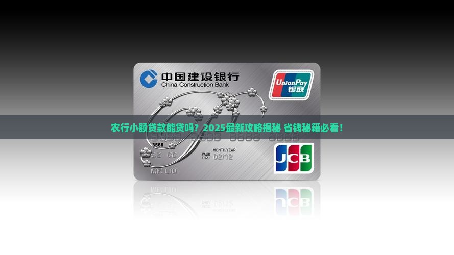 农行小额贷款能贷吗现在