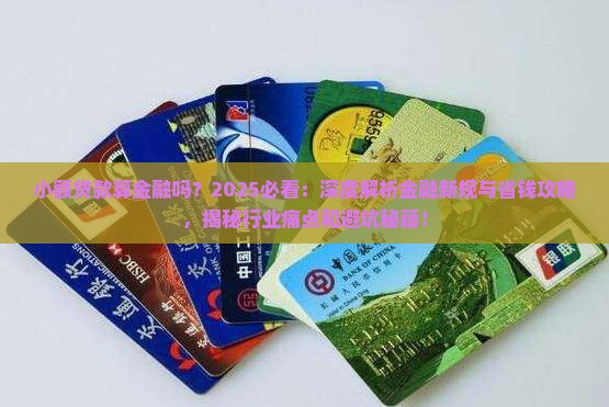 小额贷款算金融吗