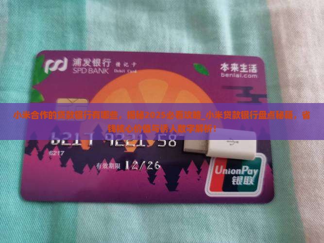 小米合作的贷款银行有哪些