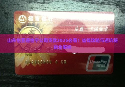 山东怡亚通怡宁公司贷款