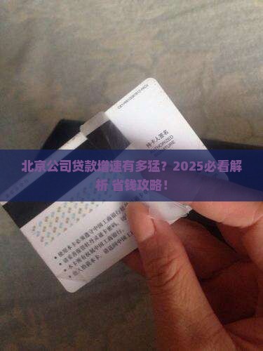 北京公司贷款增速