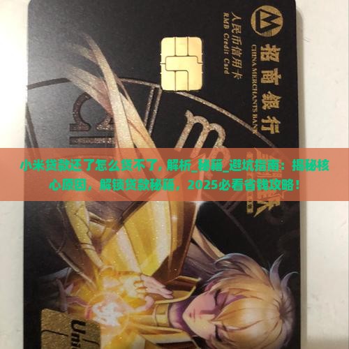 小米贷款还了怎么贷不了