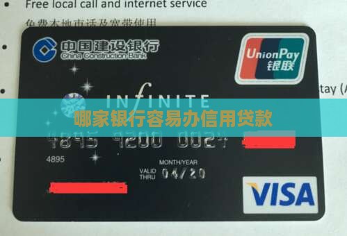 哪家银行容易办信用贷款